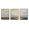 (Set of 3) 18" x 24" Sylvie Carolina Sunset Framed Canvas by Mary Sparrow Gold - Kate & Laurel All Things Decor - 2 of 4