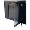 VYNXARIA Wooden Cabinet Sideboard Buffet Server Cabinet Storage Cabinet,for Living Room,Entryway,Hallway,Office,Kitchen and Dining Room - 4 of 4