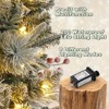 4.5FT Pre-Lit Spruce Christmas Tree, Artificial Xmas Tree with Light Pot Base, 200 Warm White Lights and 8 Mode Timer, for Entrances and Christmas - 4 of 4