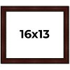 PosterPalooza | Distressed Brown Picture Frame - UV Acrylic, Backing Board, Hanging Hardware Included - 2 of 4