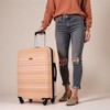 NAYSAYE Luggage Sets 3Piece Set Expandable Lightweight Durable Suitcase with Spinner Wheels TSA Lock for Travel, Peach, 20.28"*11.61"*29.72" - 2 of 4
