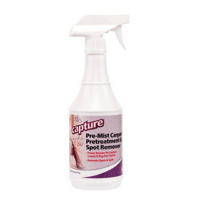 Capture Carpet Pre-Mist Soil Release Carpet Cleaner Spray - 24 oz. Liquid Formula.