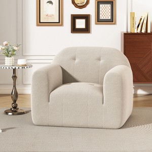 Christopher Knight Home Zuridia Modern Cozy Tufted Upholstered Club Chair - 1 of 4
