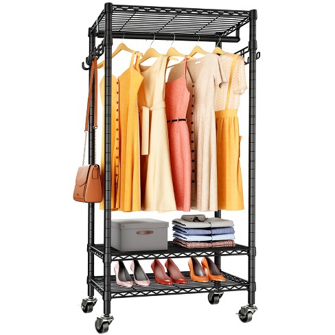 Vipek R1 Rolling Garment Rack Portable Heavy Duty Clothes Rack Freestanding  Closet Racks - R1 : Target