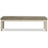 Signature Design by Ashley Casual Bolanburg 65" Dining Bench, Antique Cream/Brown - 3 of 3