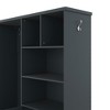 NicBex Coat Rack with Bench, Storage Drawer, Shoe Cabinet 5 in 1Hall Tree with 5 Hooks, Open Storage Compartments for Hallway - 3 of 4