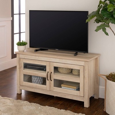 target white entertainment center