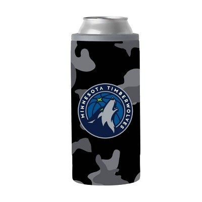 NBA Minnesota Timberwolves 12oz Camo Slim Can Coolie - Black