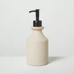 Sandy Textured Ceramic Soap Pump Natural - Hearth & Hand™ with Magnolia