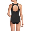 Lands' End Women's D-Cup Tugless High Neck Portrait Back One Piece Swimsuit - 2 of 3