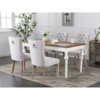 Ridstar 2 Piece Modern Dining Chairs, Armless Chair For Dining Room-Beige - 3 of 4