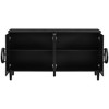HDZNVF Four-door Black Sideboard with French-Inspired, Suitable for Living Rooms, Entrance and Study Rooms - 4 of 4