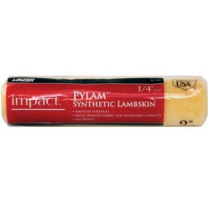 Linzer Impact Pylam Synthetic Lambskin 9 in. W X 1/4 in. Regular Paint Roller Cover 1 pk (Case of 12) - 1 of 1