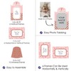 Big Dot of Happiness 1st Birthday Little Miss Onederful - Girl First Birthday Party 4x6 Picture Display - Paper Photo Frames - Set of 12 - 3 of 4