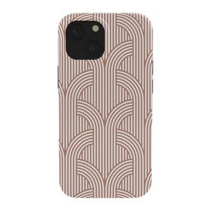Marta Barragan Camarasa Terracotta retro lines Tough iPhone Case - Society6 - 1 of 1