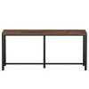 Syemin Console Tables Narrow Accent Console Table, Modern Industrial Sofa Table, Design Extra Long Entryway Console, Gray, 70.87"*11.61"*31.5" - 2 of 4