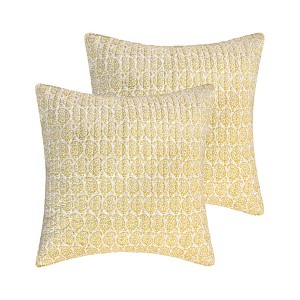 St. Claire Euro Shams - Set of 2 - Multicolor - Levtex Home - 1 of 3