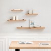 MH London Dale 36" Set of 4 Wall Mounted Shelves Mango Wood - 4 of 4