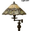 Fine Art Lighting Tiffany Style Floor Reading Lamp with Swing Arm - 2 of 4
