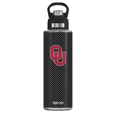 NCAA Oklahoma Sooners Carbon Fiber Wide Mouth Water Bottle - 40oz