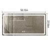 Vynxaria 55in. H Single Bathroom Vanity Mirror in Polished Crystal Bathroom Vanity Mirror for Bathroom Wall Smart Lighted - 4 of 4