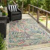 5'x7' Matira Washable Outdoor Rug Gray/Green - Linon - 2 of 4