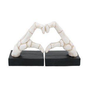 Transpac Halloween Decorative Sculpture White Resin Tabletop Object for Indoor Use Unique Halloween Decoration Gift - 1 of 1