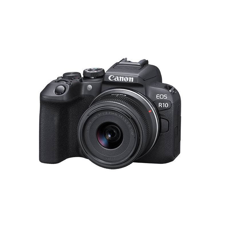 Canon - EOS R10 Mirrorless Camera with RF-S 18-45 f/4.5-6.3 IS STM Lens - Black, 3 of 5