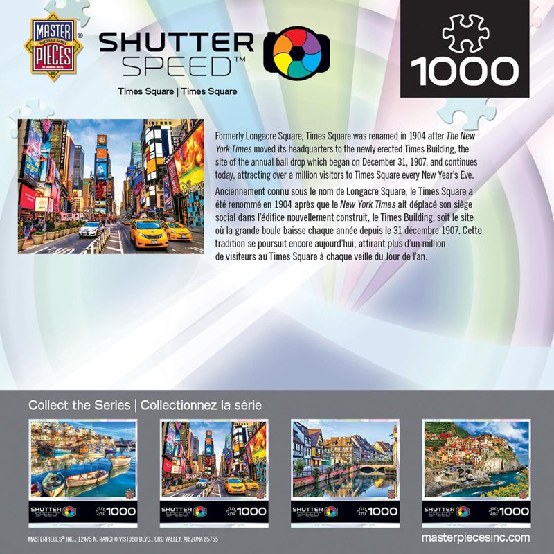 MasterPieces Inc ShutterSpeed Times Square 1000 Piece Jigsaw Puzzle, 2 of 7