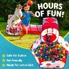 Playz 5pc Play Tents, Ball Pit & Crawl Tunnels Bundle for Kids, Baby & Toddlers with Red Polka Dots - 4 of 4