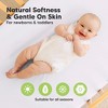 KeaBabies 2pk Soothe Waterproof Fitted Mini Crib Sheets for Girl, Boy, 100% Organic Soft Cotton Pack and Play Sheets - 4 of 4