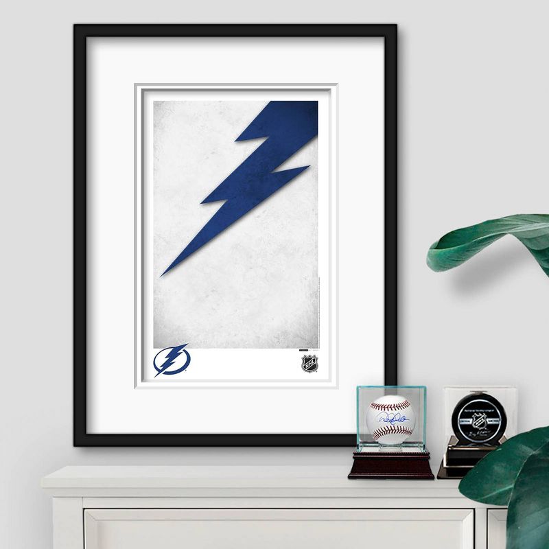 NHL Tampa Bay Lightning Logo Art Poster Print, 2 of 5