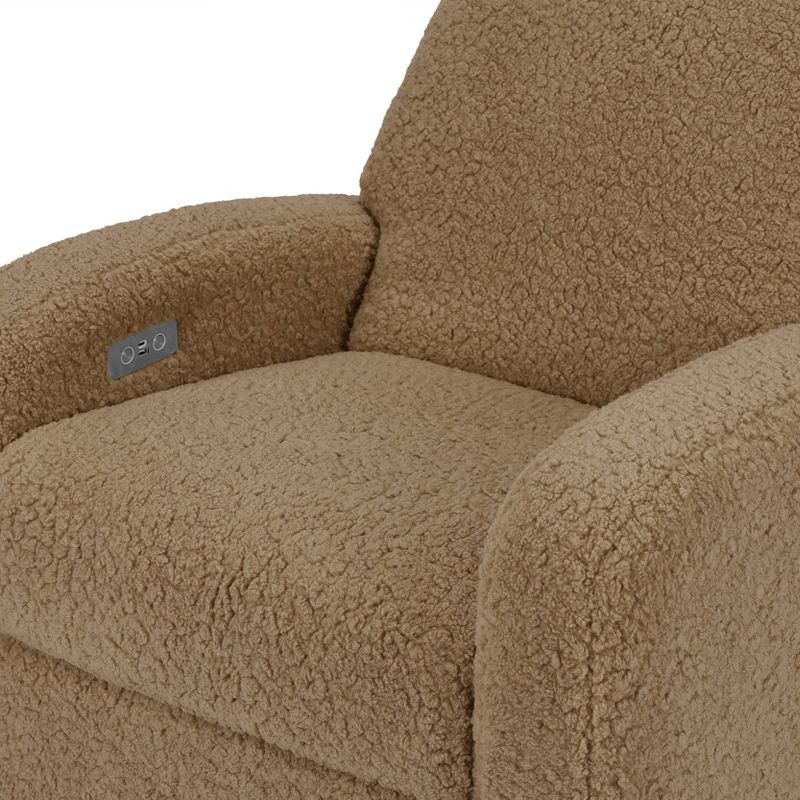Babyletto Nami Electronic Recliner and Swivel Glider with USB Port and Light Wood Base, 5 of 11