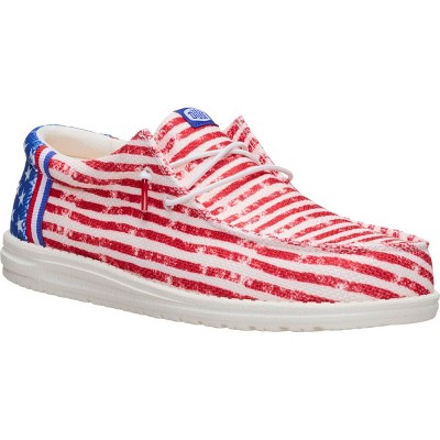 HEYDUDE Men Wally Americana Mesh, 4thof July Patriotic Shoes , American Flag, M9 — фото 5