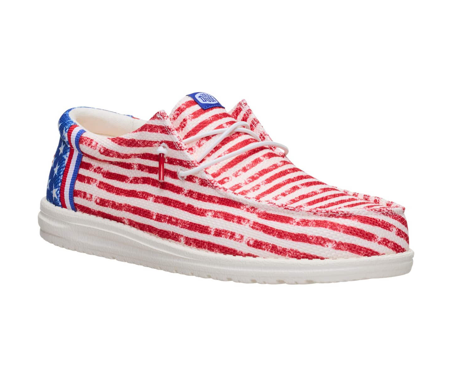 Кроссовки HEYDUDE Men Wally Americana Mesh, 4thof July Patriotic Shoes, American Flag, M9 — фото 5