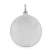 Black Bow Jewelry Sterling Silver Laser Etched West Highland Terrier Pendant, 19mm - 3 of 4