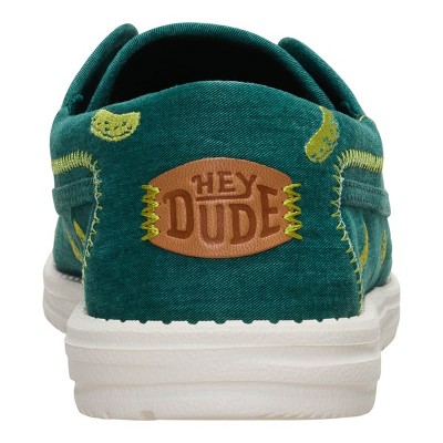 HEYDUDE Men Wally Cru Embroidered , Green/Multi, M11 — фото 5