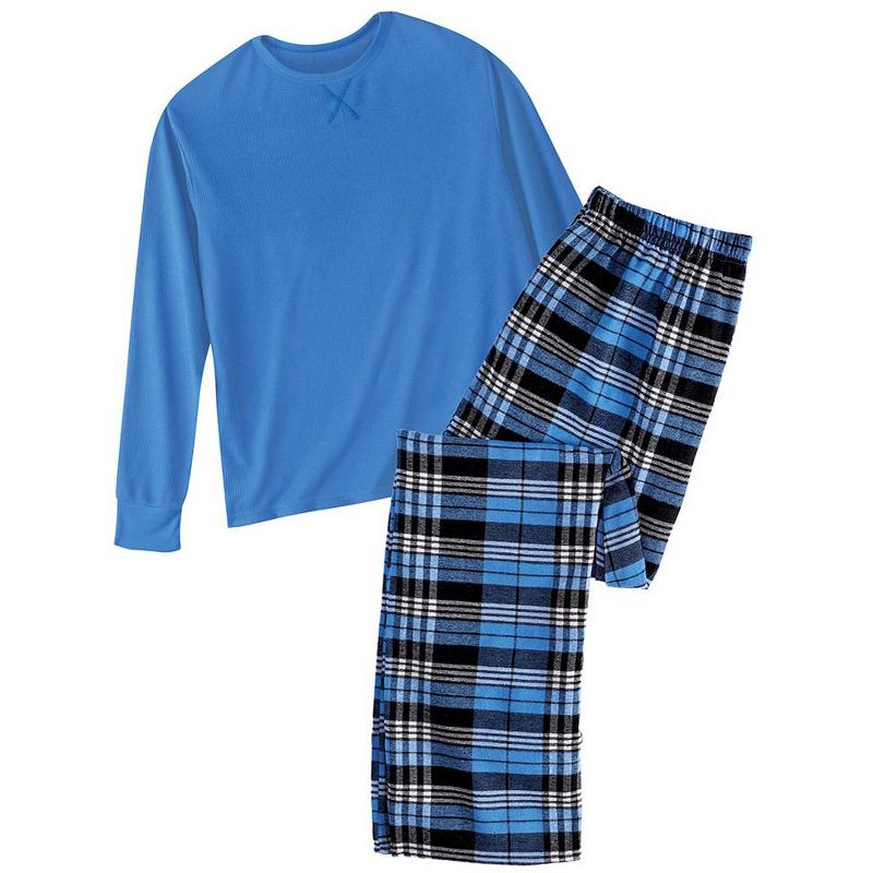 Collections Etc 2-piece Men's Pajama Set, 3 of 4
