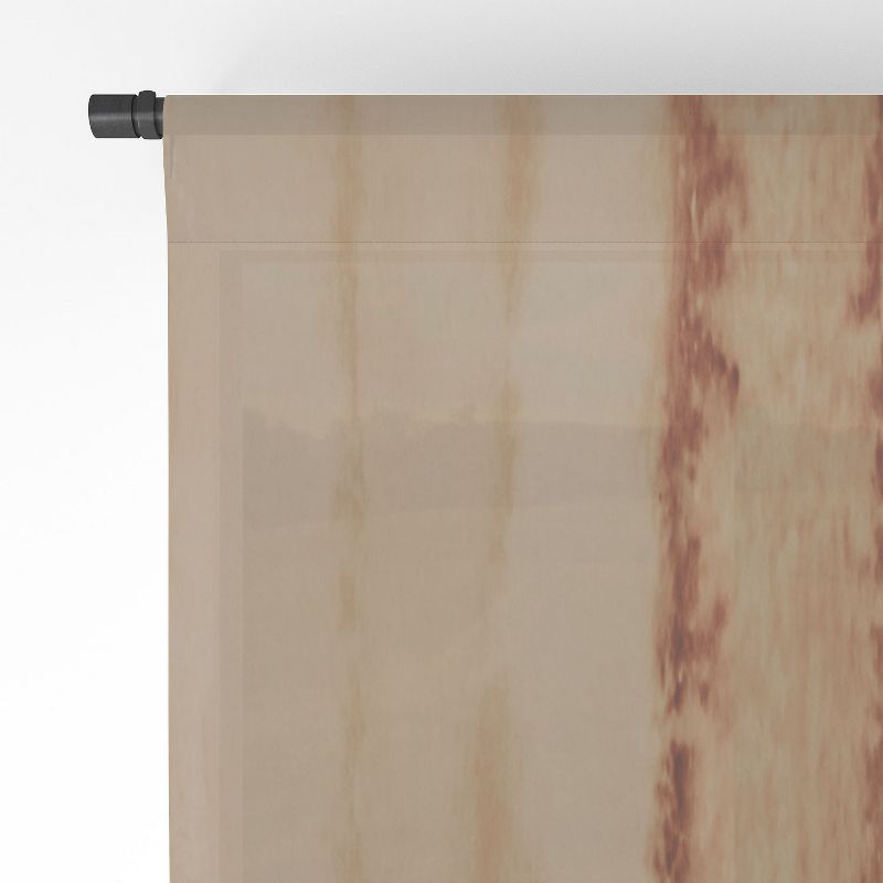 Monika Strigel Within The Tides Cinnamon DAR Single Panel Sheer Window Curtain - Deny Designs, 4 of 7