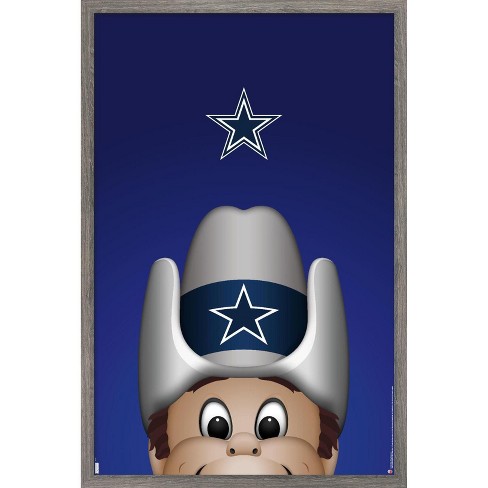 Trends International Nfl Dallas Cowboys - Dak Prescott 22 Framed Wall  Poster Prints White Framed Version 22.375 X 34 : Target