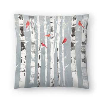 Bright And Merry by Pi Holiday Collection - Minimalist Throw Pillow
