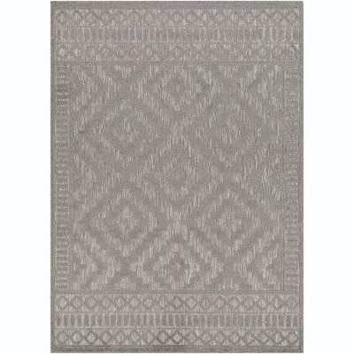 Mark & Day Bushong 5'3"x7' Rectangle Woven Indoor and Outdoor Area Rugs Taupe: Geometric, Stain-Resistant, Modern Decor