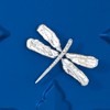 Ross-Simons 6x20mm Cultured Pearl and .20 ct. t.w. CZ Dragonfly Pin/Pendant in Sterling Silver - 4 of 4
