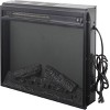 Syemin Indoor Fireplaces 23 Inch Electric Fireplace Insert Heater with Log Set Realistic Flame, Overheating Protection, Black, 23.98"*5"*18.07" - 4 of 4