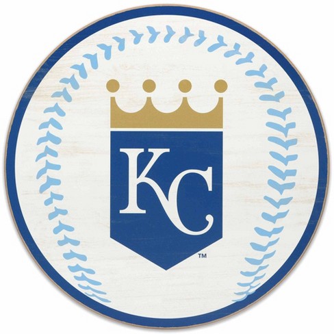 Mlb Kansas City Royals Baseball Wood Sign Panel : Target