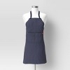Cotton Chambray Apron Blue - Project 62™ - image 2 of 4