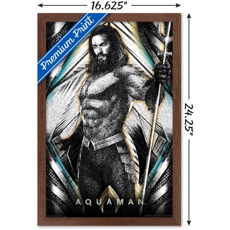 Trends International DC Comics Movie - Aquaman - Graphic Framed Wall Poster Prints, 3 of 7