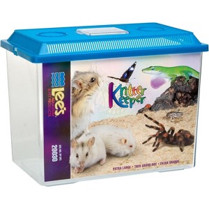 Lees Kritter Keeper with Lid - X-Large (15.87"L x 8.37"W x 12.08"H)- DS - 1 of 3