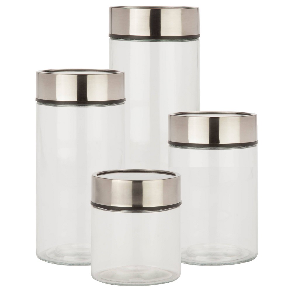 Honey-Can-Do 4pc Date Dial Jar Set