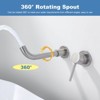 WOWOW Single-Handle Wall Mounted Bathroom Faucet - 3 of 4